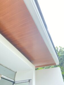 Sử dụng tấm xi măng giả gỗ ốp tường