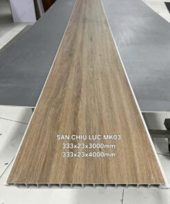 Tấm nhựa lót sàn màu gỗ teak