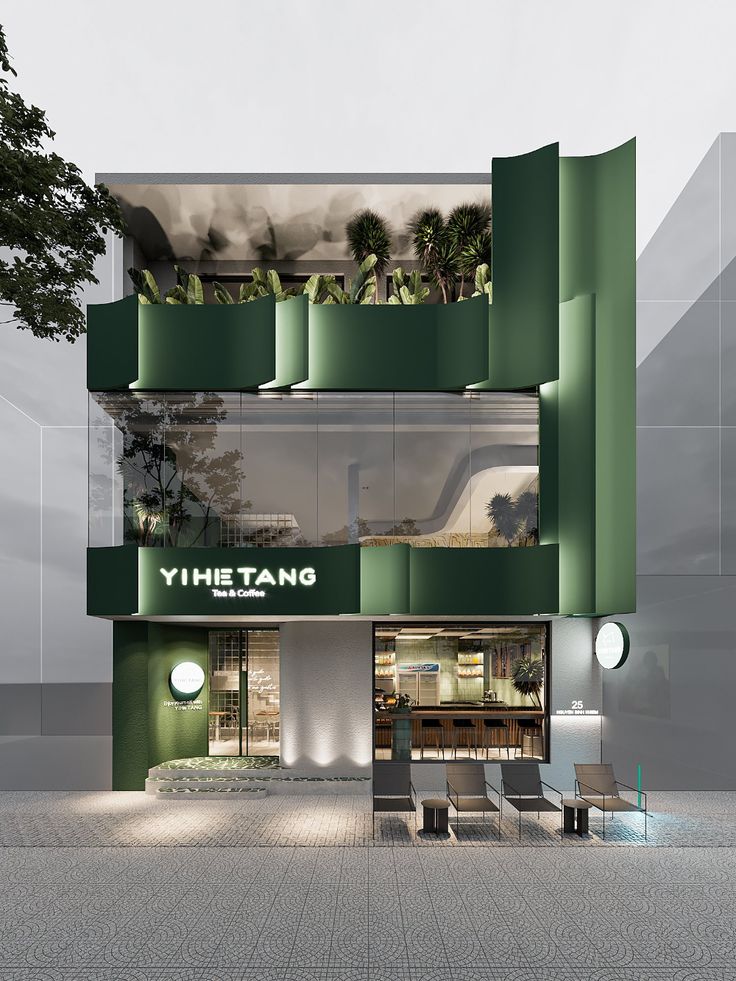 Mặt tiền quán cafe