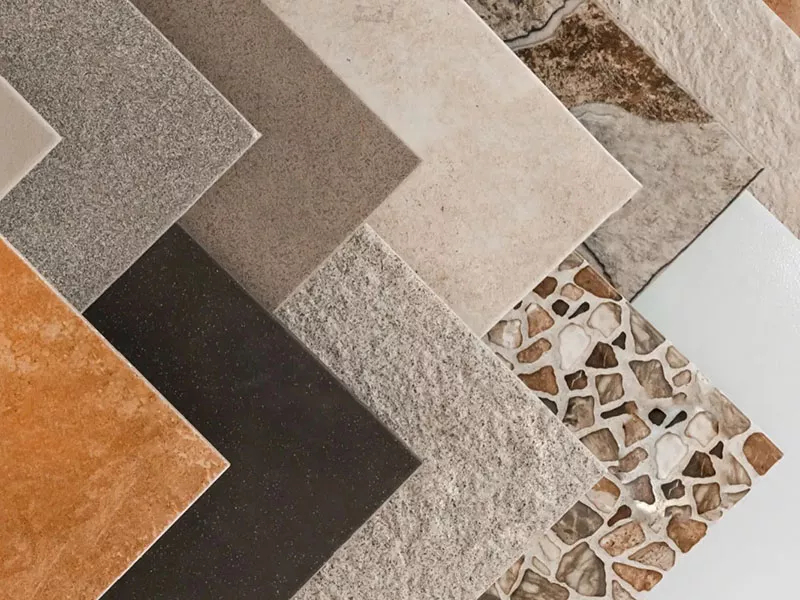 Gạch Ceramic bền, đẹp và dễ vệ sinh.