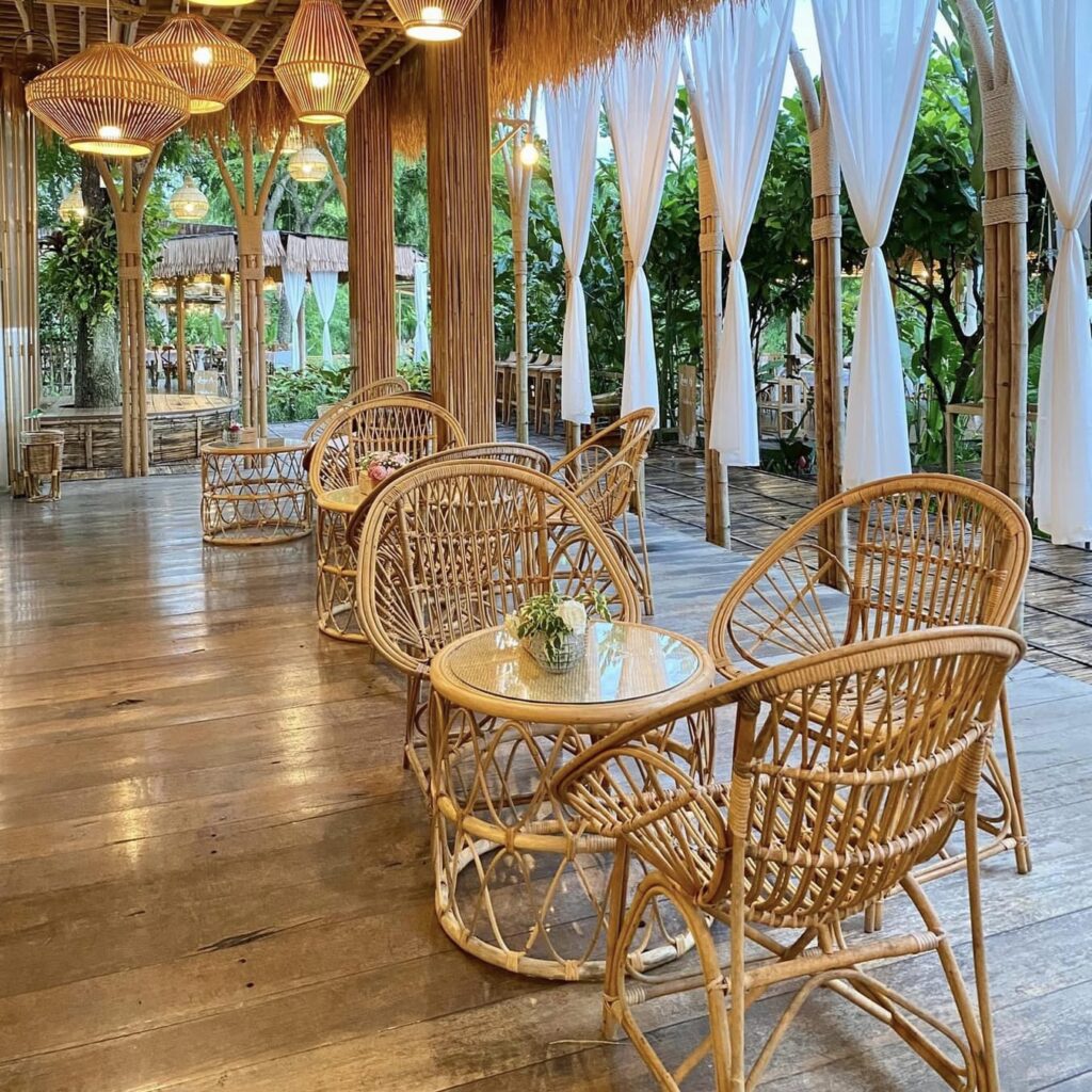 Vật liệu tự nhiên được làm từ tre và mây