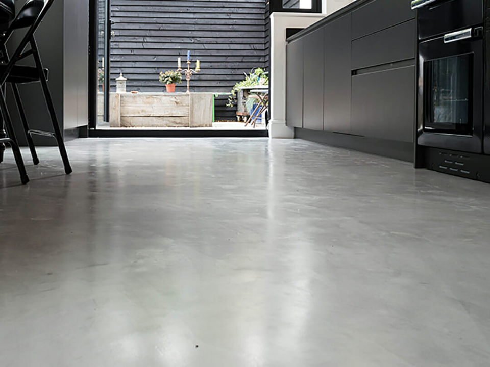 Sàn bê tông mài vật liệu lát sàn cho nhà trọ