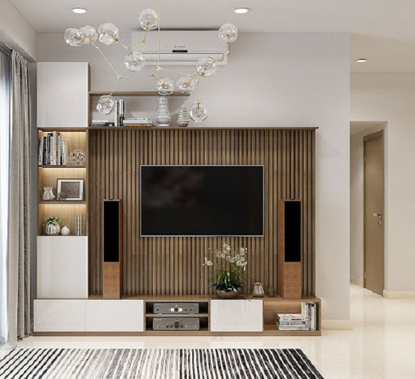 mẫu nhựa ốp tường phòng khách