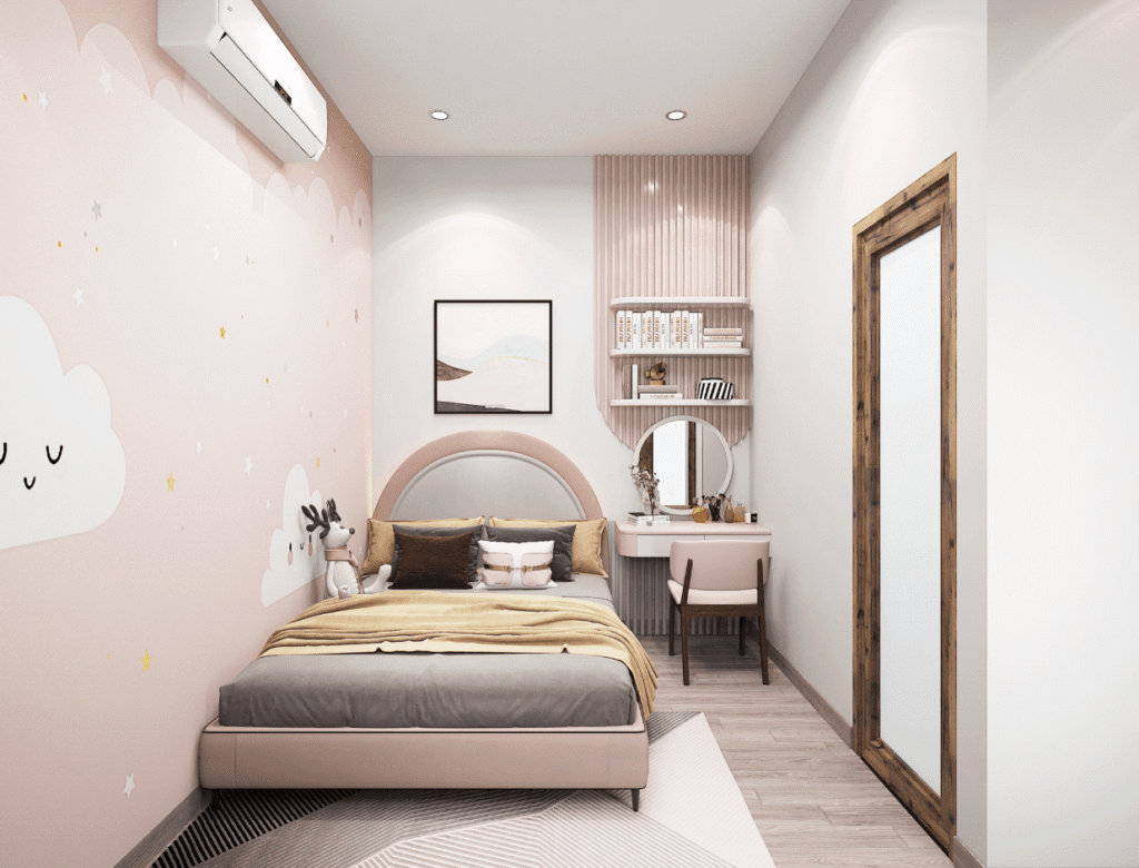 Mẫu nội thất phòng ngủ 9m² – 12m²