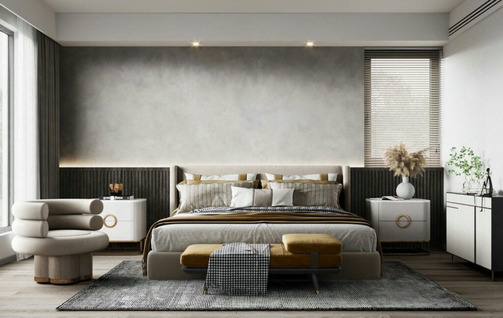 Mẫu nội thất phòng ngủ cho người già