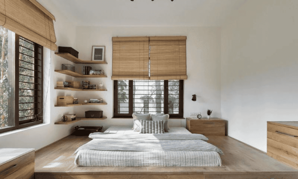 Mẫu nội thất phòng ngủ phong cách tối giản