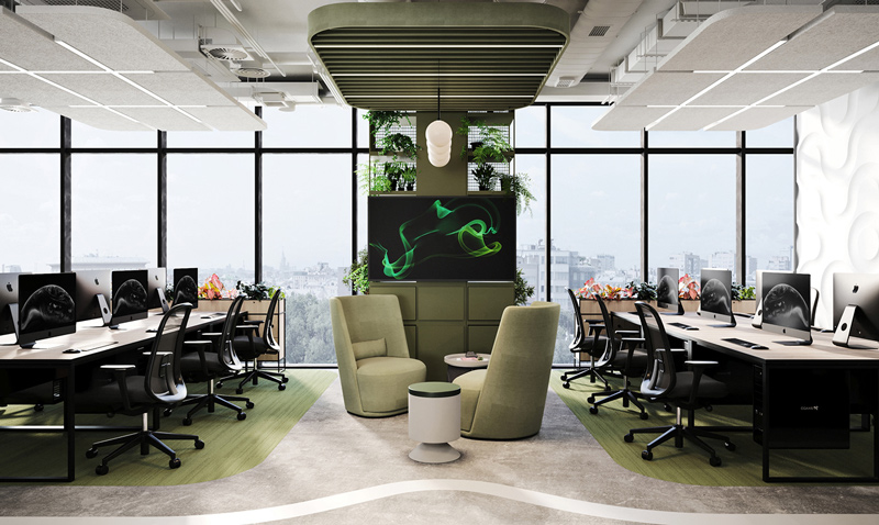 Thiết kế nội thất văn phòng cao cấp