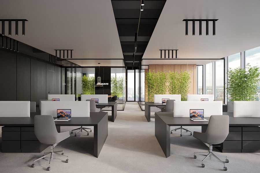 nội thất văn phòng phong cách truyền thống